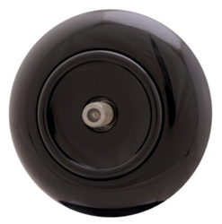 Gniazdo antenowe satelitarne SAT czarne Retro typu F