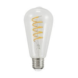 Żarówka Led E27 4W ST64  kulka ciepła 2200K Spirala