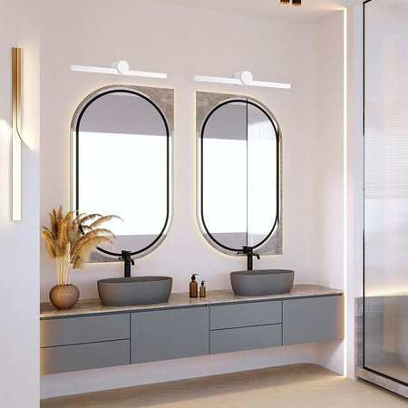 Oprawa Kinkiet Ścienny V-TAC 10W LED Biały IP65 Lustro Obraz Łazienka VT-7022-W 3000K 1530lm