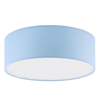 Lampa sufitowa 4 x E27  Plafon niebieski okrągły
