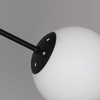 Nowoczesna lampa wisząca metalowa szklane kule Balts Big