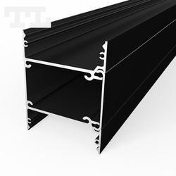 LED P23-10 Profil 2000 mm czarny lakierowany (nr kat 86231013)