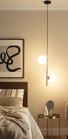 Lampa Wisząca Moonlight podwójna 2xE14
