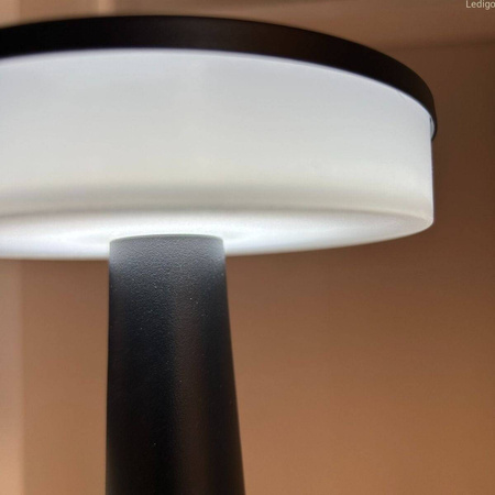Lampka stołowa dotykowa LED czarna IP20