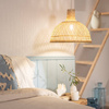 Naturalna lampa wisząca E27 Boho Handan