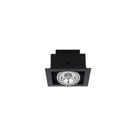 Nowodvorski Lampa punktowa podtynkowa czarna DOWNLIGHT ES111 