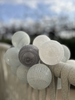 Lampki dekoracyjne COTTON BALLS 20xLED kule szare na baterie 3xAA