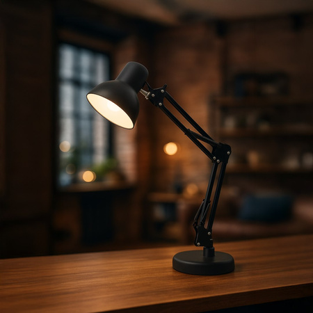 Lampka biurkowa NEXA Black 1xE27