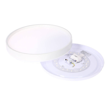Texas lampa sufitowa plafon biały 18W LED 34cm