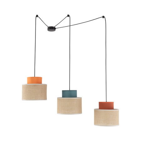 Lampa wisząca Duo JUTA Mix 3xE27