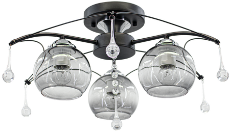 Lampa sufitowa Ankara 3xE27 Srebrna