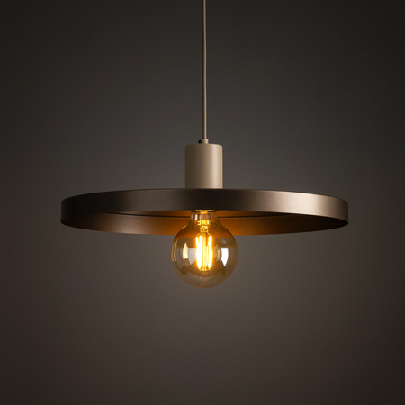 Tk Lighting SILA SABIA BROWN lampa wisząca 1XE27 400