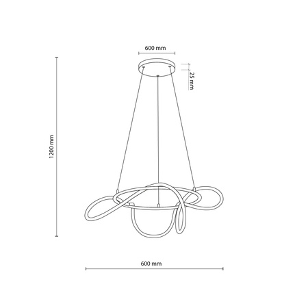 BLATON LAMPA WISZĄCA LED