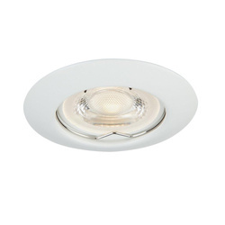 Oprawa OZZO DINA 111-WH okrągła stała metal biały