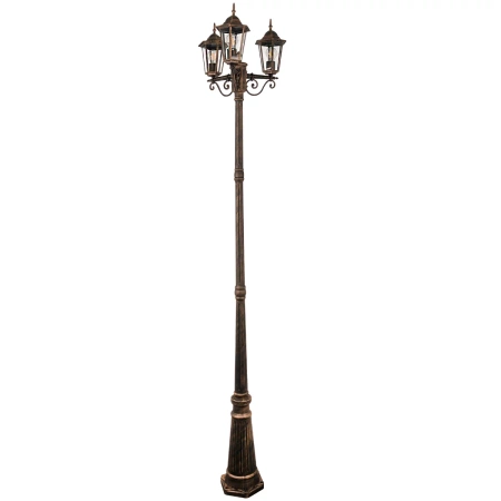 Lampa zewnętrzna LIGURIA 2,5m patyna 3xE27