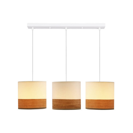 Bianco lampa wisząca biały 3x40W E27 