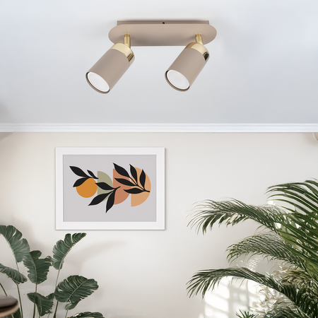 Lampa sufitowa JOKER CASHMERE/GOLD 2xGU10