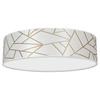 Lampa sufitowa ZIGGY WHITE White/Gold 3xE27