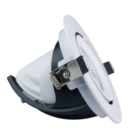 Oprawa podtynkowa regulowana Led 20W 4000K reflektor do podświetlania witryn biały