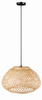 Lampa wisząca BOHO bambusowa plecionka