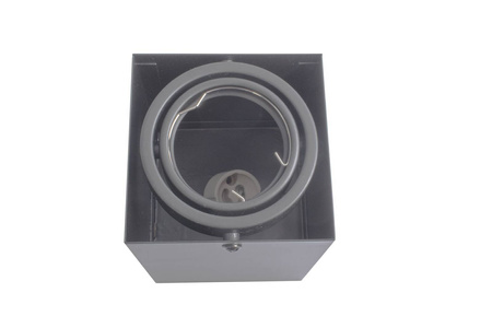 LAMPA SUFITOWA BLOCCO SZARY 1x7W GU10 LED