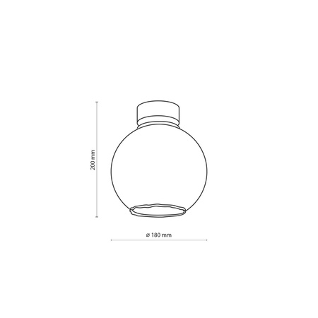 Kinkiet DEVI Amber 1xE27