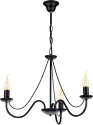 Potrójna, rustykalna, metalowa lampa wisząca K-3990 z serii BARTEZ