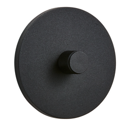 Ściemniacz podtynkowy okrągły metalowy TOGGLICA ROUND czarny mat