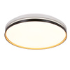 Montana Lampa sufitowa plafon czarny+biały+złoty 24W led 40cm 