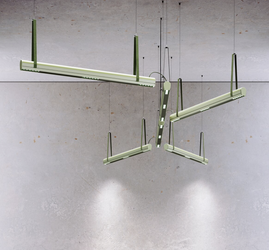 Kluś Lampa wisząca LED Tulip TU MANY ZW L=1131mm, DOT/Blenda, 43W, 3000K, DALI, NATURAL