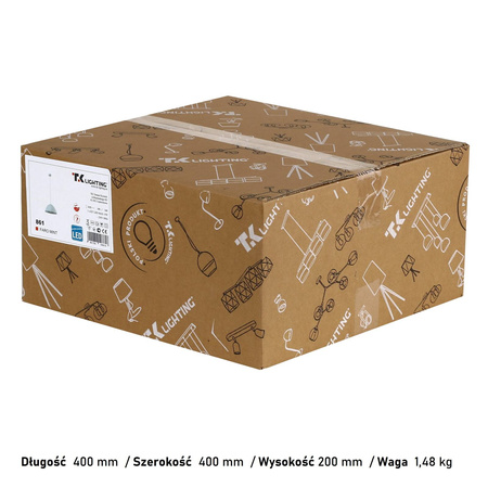 Lampa wisząca FARO Mint 1xE27 340