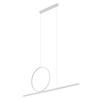 Nowodvorski Lampa wisząca LINEO LED 39W ciepła 3000K biała 11885
