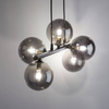 Lampa wisząca ESTERA Black 5xG9