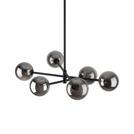 Lampa sufitowa SARIUS Black/Graphite 6xG9 wysoka
