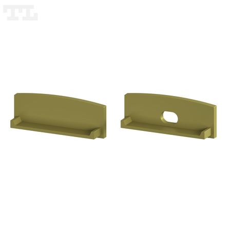 Komplet zaślepek bocznych GOLD P13-1 (1 szt. z otworem, 1 szt bez otworu) (nr kat 7713192)