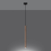 Lampa wisząca PASTELO 1 drewno