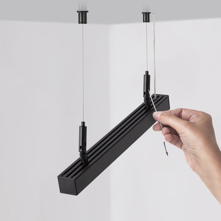 Kluś Zestaw mocowań RD-4, czarny, mosiądz