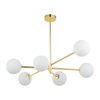 Lampa sufitowa SARIUS Gold 6xG9 wysoka