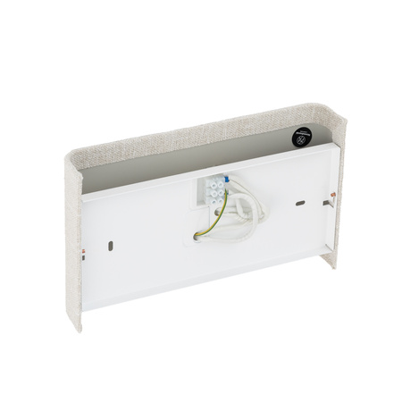 Kinkiet kremowy 2xG9 tkanina SANTANA B Nowodvorski 11655