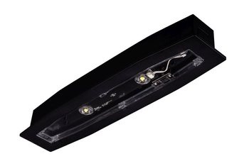 Oprawa sieciowo-awaryjna podtynkowa SUPREMA SQ 350 CB IP54 PT [BLK] / współpraca z centralną baterią / 95671