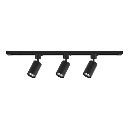 Zestaw Oprawa Tiger Track Czarny 3xGU10 1m