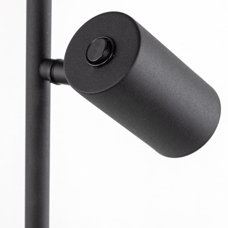  Lampa podłogowa TOP 3xGU10 Czarna