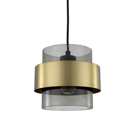 Lampa wisząca Miele dymiona złota