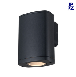 Kinkiet ogrodowy Oprawa elewacyjna ZEVI EL 1 x GU10 B czarny