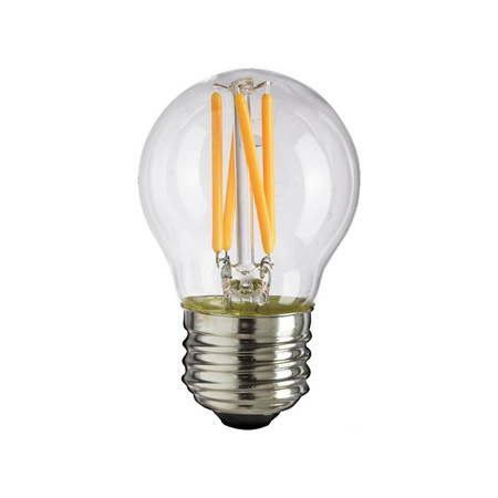 Żarówka Filamentowa LED 4W G45 E27 neutralna 4000K