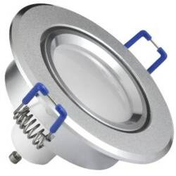 Oprawa podtynkowa LED SUN OLAL-IO84WWS3-250 3in1 okrągła srebrna piaskowana