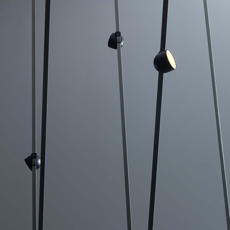 Oprawa Projektor Szynosystem Taśmowy 48V V-TAC 12W LED 120st Czarna VT-41112 3000K 800lm 3 Lata Gwarancji