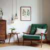 SOPHIA GREEN COGNAC LAMPA WISZĄCA 1XE14