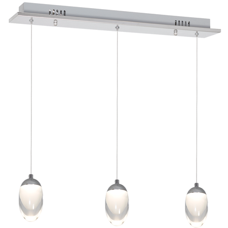 Lampa dziecięca sufitowa różowe chmurki 58W LED sterowana pilotem