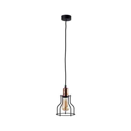 Nowodvorski Lampa wisząca czarna miedź WORKSHOP B 